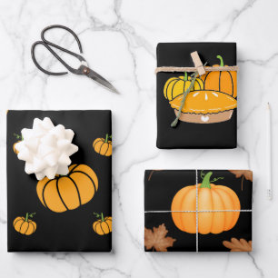Halloween themed pumpkin Wrapping Paper