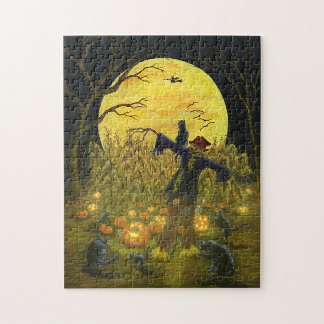 Halloween themed puzzle "Jack's Place" (Vertical)