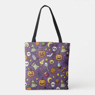 Halloween Themed Tote Bag 🎃👻🕸️