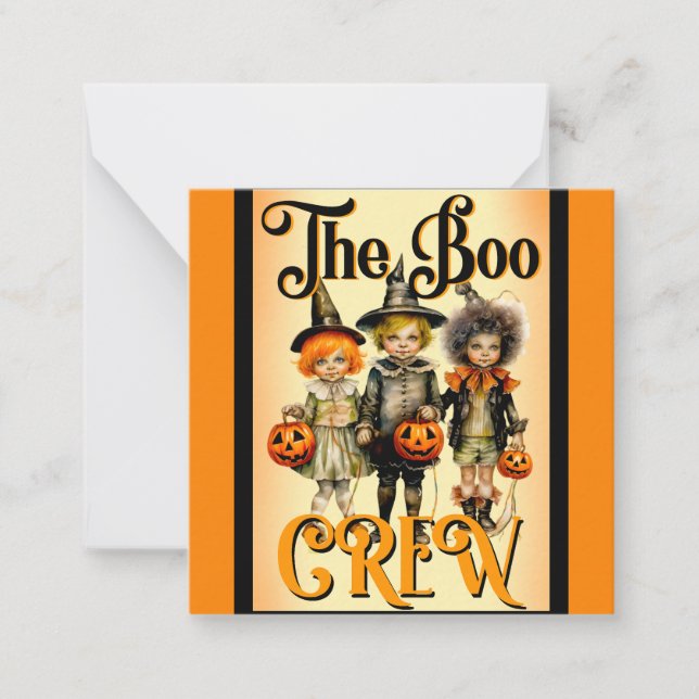 Halloween Themed Tote Bag Card (Front)
