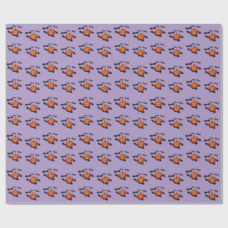 Halloween themed wrapping paper