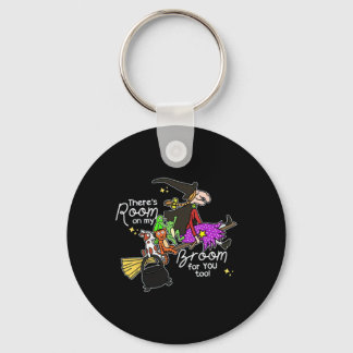 Halloween There's Room On My Broom For You Too Tea Key Ring