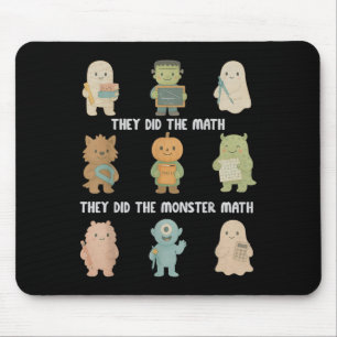 Halloween They Did The Math They Did The Monster M Mouse Mat