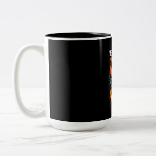 Halloween Thick Thighs And Spooky Vibes Two-Tone Coffee Mug