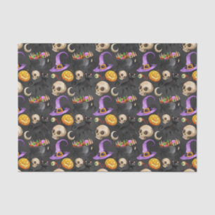Halloween Things Pattern Tissue Paper