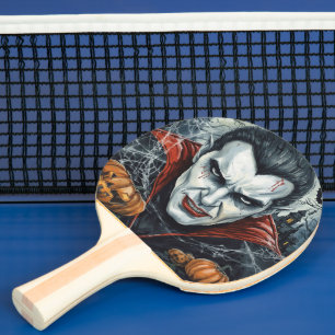 Halloween, Thirsty Vampire  Ping Pong Paddle