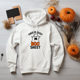 Halloween This Is Just Boo Sheet, Funny Ghost  Hoodie