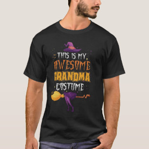 Halloween This Is My Awesome Grandma Costume T-Shirt