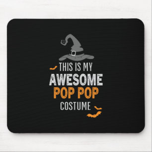 Halloween This Is My Awesome Pop Pop Birthday Mouse Mat