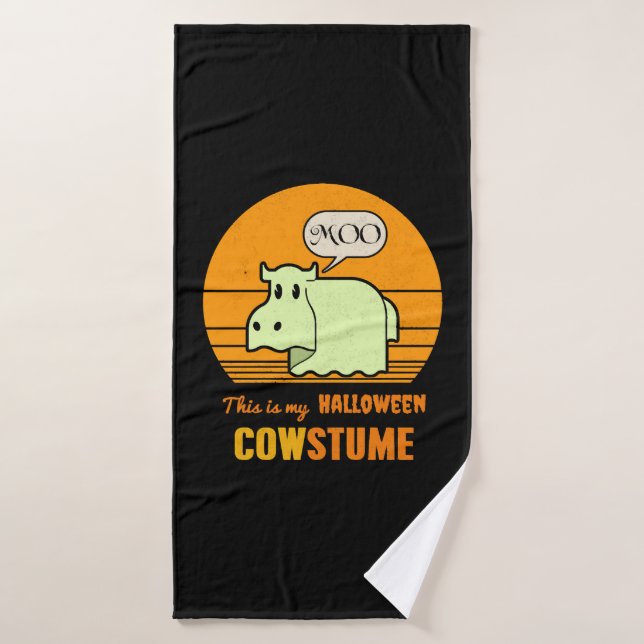 Halloween - This is my Halloween costume Bath Towel (Bath Towel)