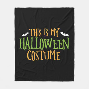 Halloween - This Is My Halloween Costume Fleece Blanket