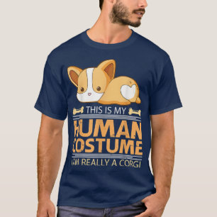 Halloween This Is My Human Costume I Am Really A C T-Shirt