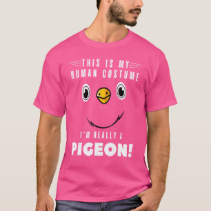 Halloween This Is My Human Costume Im Really A Pig T-Shirt