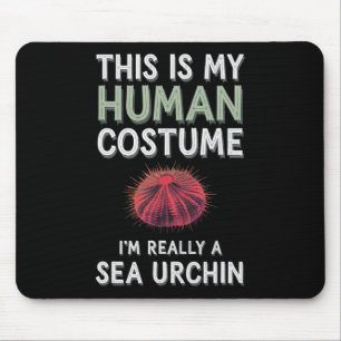 Halloween This Is My Human Costume I'm Really A Se Mouse Mat