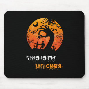 Halloween This Is My Witches Birthday Mouse Mat