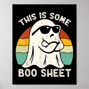 Halloween This is Some Boo Sheet Poster