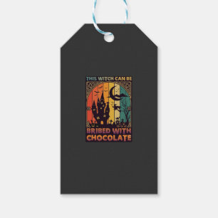 Halloween This Witch Can Be Bribed Chocolate Haunt Gift Tags