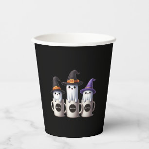Halloween - Three cute boo-jee ghost Paper Cups