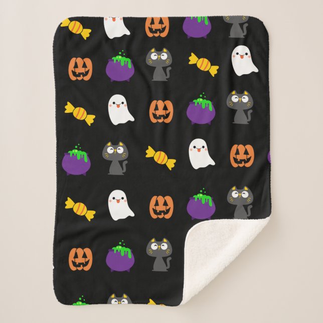 Halloween Throw Blanket  (Front)