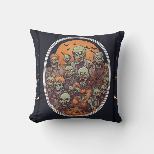 Halloween Throw Pillow (Front)