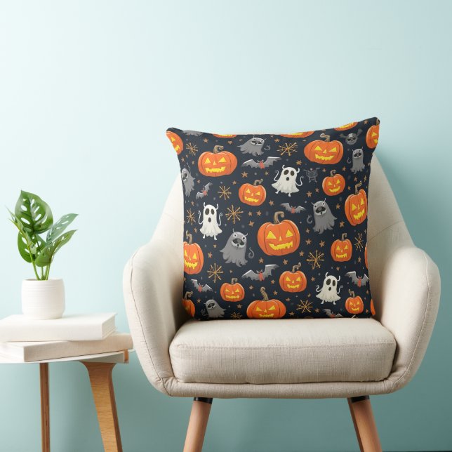 Halloween Throw Pillow (Chair)