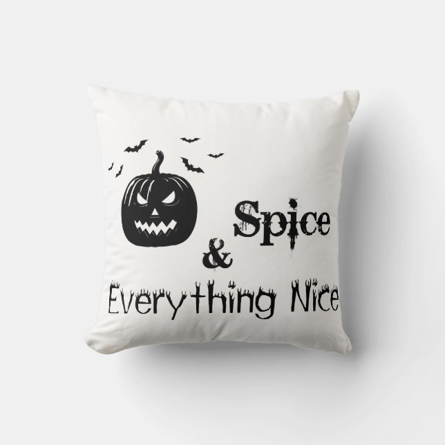 Halloween Throw pillow design (Front)