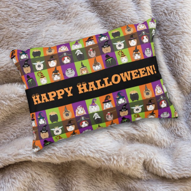 Halloween Throw Pillow Guinea Pigs  (Creator Uploaded)