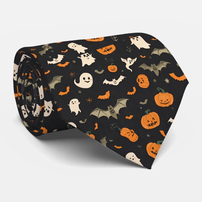 Halloween Tie (Rolled)