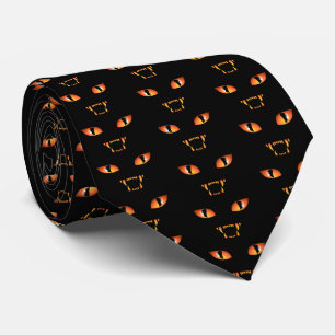 Halloween Ties Black Cat Halloween Neckties