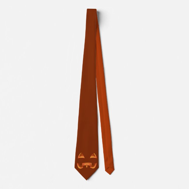 Halloween Ties Cute Pumpkin Neckties Customise (Front)