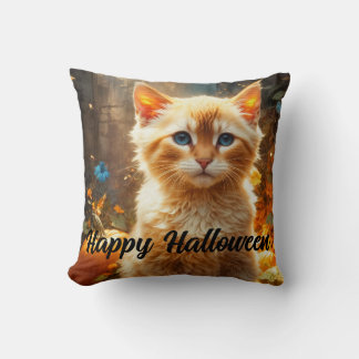 Halloween Tiger Cat Magick Cushion