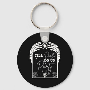 Halloween Til Death Do Us Party Bachelorette Match Key Ring