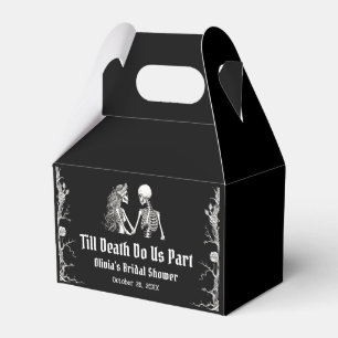 Halloween Till Death Do Us Part Bridal Shower Favour Box