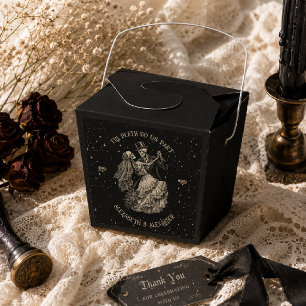 Halloween Till Death Do Us Part Gothic Black Favour Box