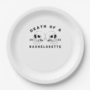 Halloween Till Death Do Us Party Death Of A Bachel Paper Plate