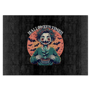 Halloween time, but its actually happy time! cutting board