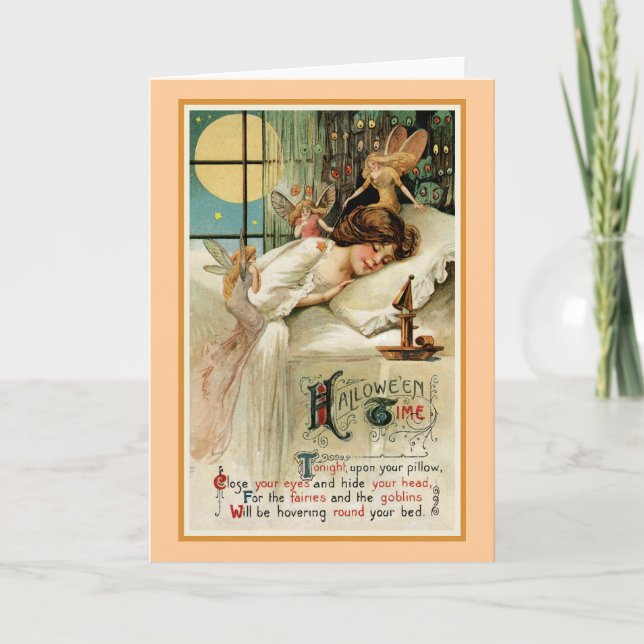 Halloween Time Card (Front)
