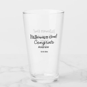 Halloween time congrats add name date year graduat glass