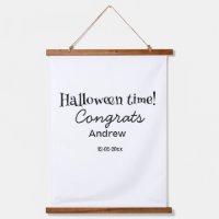 Halloween time congrats add name date year graduat