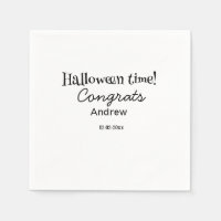Halloween time congrats add name date year graduat