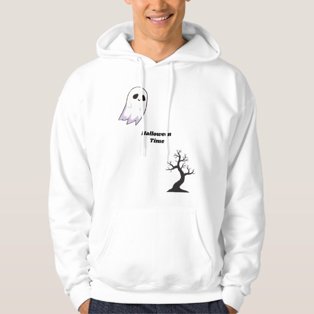 Halloween Time Men's Hoodie (Front)