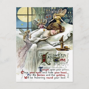 Halloween Time Postcard