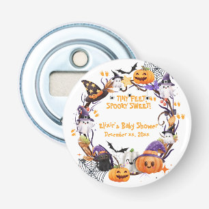 Halloween Tiny Feet, Spooky Sweet Baby Shower Bottle Opener