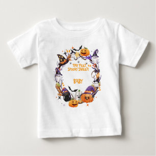 Halloween Tiny Feet, Spooky Sweet Baby Shower  T-Shirt