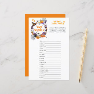 Halloween Tiny Feet, Spooky Sweet Scramble Game