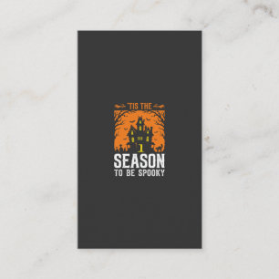 Halloween Tis The Season To Be Spooky Design_1 Business Card