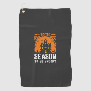 Halloween Tis The Season To Be Spooky Design_1 Golf Towel