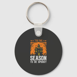 Halloween Tis The Season To Be Spooky Design_1 Key Ring