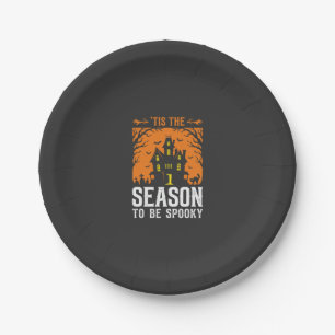 Halloween Tis The Season To Be Spooky Design_1 Paper Plate