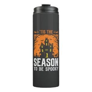 Halloween Tis The Season To Be Spooky Design_1 Thermal Tumbler